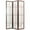 Rosewood, variant on Red Lantern 6 ft. Tall Eudes Shoji Screen - Rosewood - 6 Panels