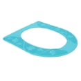 thumbnail image 3 of Funda universal para asiento de inodoro de cuatro estaciones, funda de asiento de inodoro antideslizante de silicona lavable, color azul cielo, 3 of 10