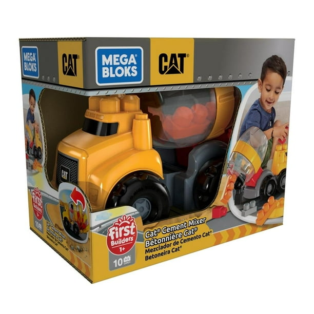 Vehículo Mega Bloks Camión Mezclador Cat Bodega Aurrera en línea