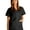Black, variant on Universal Scrubs For Women - Snap Front Scrub Top
