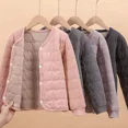 thumbnail image 4 of Chaqueta de algodón con forro interior para niños, ropa para niños y niñas, uniforme escolar con aislamiento cálido, abrigo esencial de algodón con capas para bebé, 4 of 5