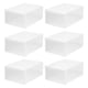 thumbnail image 1 of 6 Pcs Transparent Plastic Shoe Box Drawer Type Shoes Storage Container, 1 of 2
