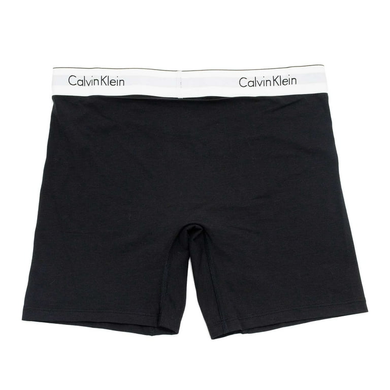 Calvin Klein Women's Modern Cotton Boxer Brief, Black,M - US 