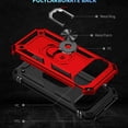 thumbnail image 4 of Dteck Case for Google Pixel 9 Pro / 9, with Finger Ring Holder Kickstand, Military Grade Stand Cover Phone Cases Compatible for Google Pixel 9 Pro / 9, Red, 4 of 7