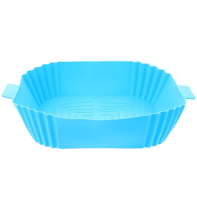 unbranded De Silicona Para Air Fryer Con De Mango Para Uso Doméstico Color Azul
