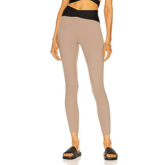 Le Ore Bandier WARM STONE BLACK Women's Corso Crossover Legging 1X