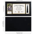 thumbnail image 5 of ELSKER&HOME 11x22 Black Diploma Frames for 8.5x11 Certificate Document Shadow Box, 4x6 Grad Photo, 5 of 7