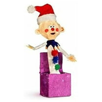 24-Inch Pre-Lit 3D Charlie in the Box Christmas Yard Decoration, 35 Lights