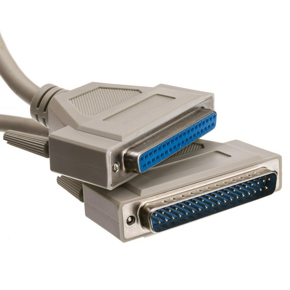 Serial Extension Cable, DB37 Male to DB37 Female, UL rated, 37 Conductor, 1:1, 3 foot