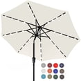 thumbnail image 1 of Sombrilla de patio ABCCANOPY, solar LED duradera con 32 luces, 1 of 9