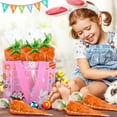 thumbnail image 7 of 200 Counts Easter Carrot Transparent Cone Cello Bags, Easter Bags for Goodies, Easter Treat Bags, Cellophane Carrot Shaped Goody Bags with Twist Ties for Easter Party Favor, Cookies, Candy, Popcorn, 7 of 7