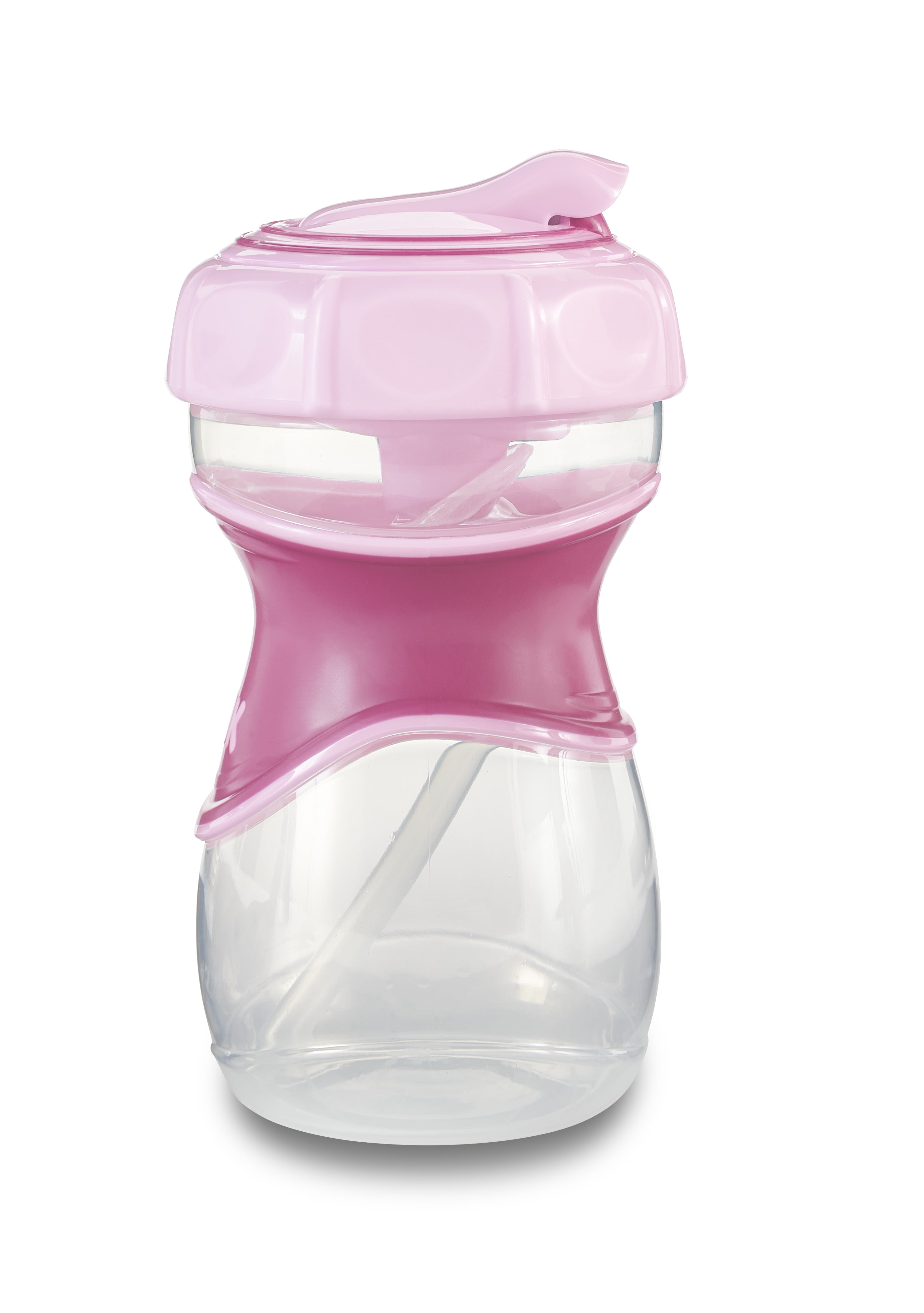 NUK for Nature Everlast Weighted Straw Cup - Pink - 10oz