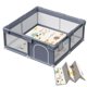thumbnail image 1 of Baby Playpen Jaobeem con alfombrilla impermeable para bebés y niños pequeños, 1 of 7
