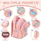 thumbnail image 2 of Mochila PIG PIG GIRL Kids para niñas escolares de 6 a 14 años, color rosa, 2 of 8