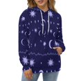 thumbnail image 4 of Starry Night Sky Pattern 3d Sweatshirts Hoodie Fashion Casual Personality Men's Women Street Hoodie Pullovers Long Sleeve Comfortable Top, 4 of 6