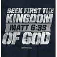 thumbnail image 2 of Seek First the Kingdom of God Quote Hoodie Sweatshirt Women Men Brisco Brands S, 2 of 6