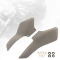 thumbnail image 3 of jinwen Motorcycle Side Windshields Wind Deflectors, Acrylic Windscreen Side Fairing High Performance, Easy Installation for R18 B Gray, 3 of 9