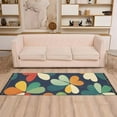 thumbnail image 2 of Yayeee Hallway Runner Rug 2'x6' Non Slip Machine Washable with Rubber Backing, Green Clover Pattern, 2 of 8