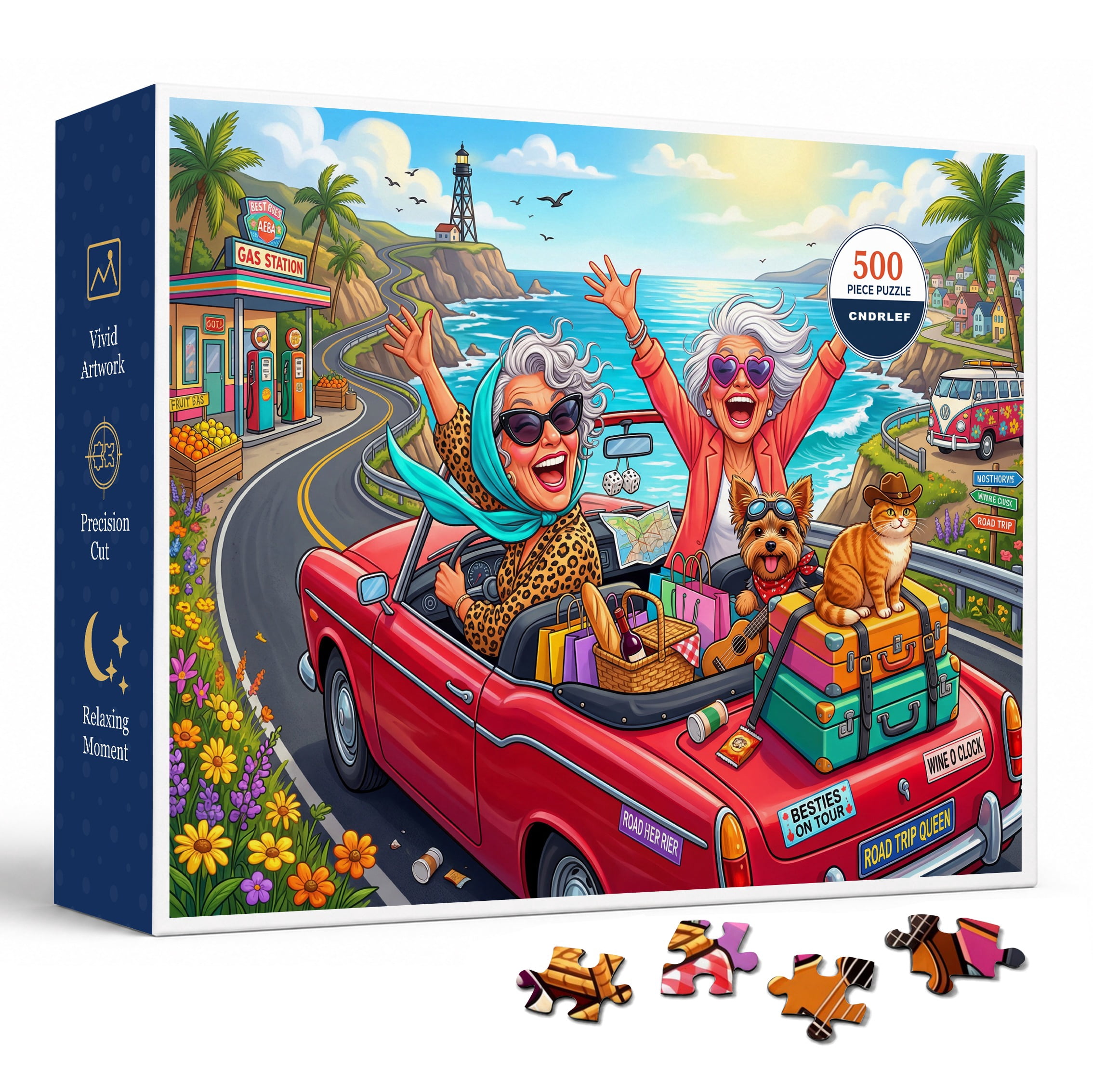 Adult Sustainable Jigsaw Puzzle Jenny Zemanek, Once upon a Time