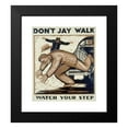 thumbnail image 2 of Isadore Posoff 20x23 Black Modern Framed Museum Art Print Titled - Don't Jay Walk Watch Your Step (1936), 2 of 5