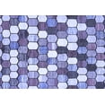 thumbnail image 1 of Ahgly Company Indoor Rectangle Abstract Blue Modern Area Rugs, 4' x 6', 1 of 4