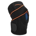 thumbnail image 1 of Knee Pads, Shock Absorption Polyester Knee Brace Adjustable Elastic Compression Fabric Breathable  For Women For Meniscus Orange, 1 of 8