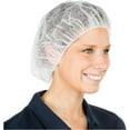 thumbnail image 2 of Soro Essentials- Set of 100 Polypropylene Disposable Bouffant Surgical Cap White Color- Bouffant Caps for Food Service with Elastic Edge Sanitation Head Cover for Cooking Kitchen Hair Guards, 2 of 5