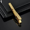 thumbnail image 5 of NIBOLOG 1Pc Men Simple Plain Skinny Necktie Tie Bar Clip Clasp Business Accessory Gift, 5 of 5