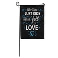 thumbnail image 1 of KDAGR We were Just Kids When Fell in Love Emblem Blue Garden Flag Decorative Flag House Banner 12x18 inch, 1 of 2