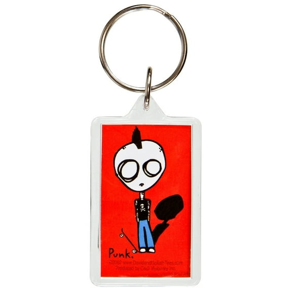 David & Goliath - Eve L Punk Keychain