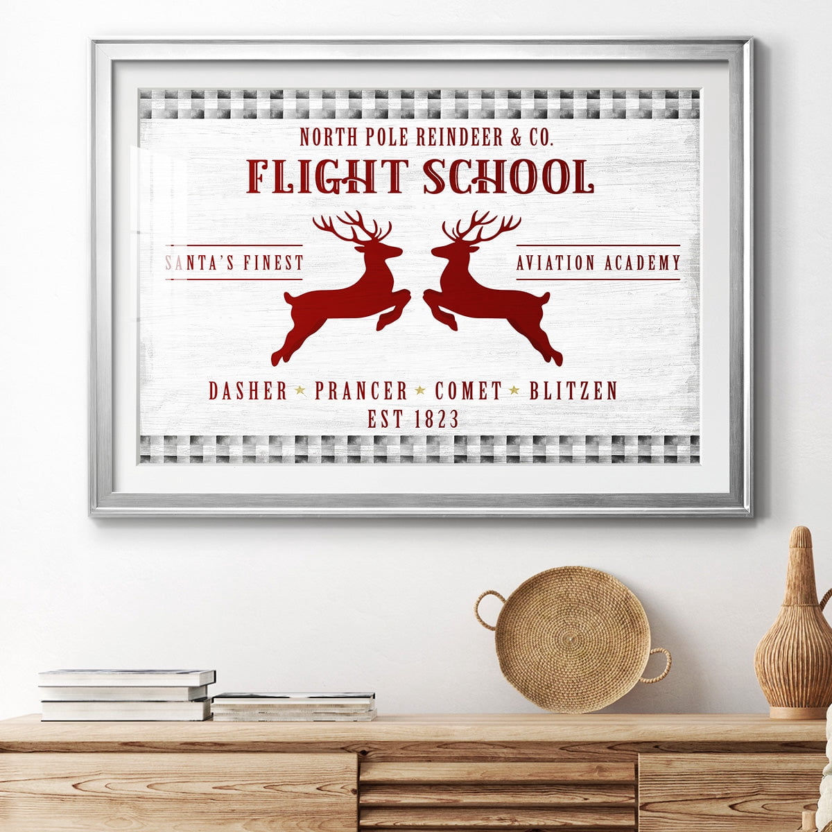 Flight School Premium Framed Print - Ready to Hang