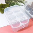 thumbnail image 4 of Makeup Sponge Organizer Six-Grid Beauty Sponge Storage Box Beauty Egg Holder, 4 of 10