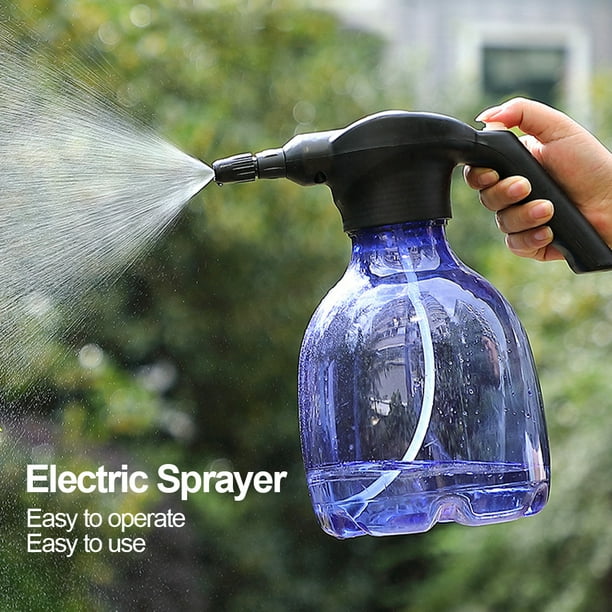 Pulverizador eléctrico de 2,5 l, 2000 mAh, pulverizadores de plantas portátiles a prueba de fugas (azul A)