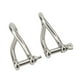 thumbnail image 4 of uds 10mm tornillo Pin Twist grillete 316 acero inoxidable de alta resistencia para yate barco de pesca, 4 of 5
