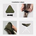 thumbnail image 2 of Taburete De Tela ShineTrip - Tela para taburete 900D Oxford para asiento de silla para barbacoa de picnic (verde militar) Hugtrwg Para Estrenar, 2 of 9