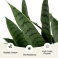 thumbnail image 6 of 35in Artificial Snake Plant, Faux Snake Plant & Fake Snake Plant– Sansevieria Faux Greenery with Black Planter for Low Maintenance Indoor Home Office Decor, 6 of 6