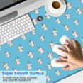 thumbnail image 2 of Long Mouse Pads for Desk,Light Blue Cartoon Unicorn Head Pattern Desk Mats on Top Of Desks, Desk Mouse Pad Extra Large with 3mm Non-Slip Base and Stitched Edge for Gaming,Office,Work,Home 47.3"x23.6", 2 of 6