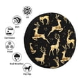 thumbnail image 4 of Kdxio Spare Tire Cover for RV Trailer, Waterproof Wheel Cover,Camper Spare Tire Cover Fit for Rv SUV Truck Travel Trailer 16 inch-Christmas Gold Deers, 4 of 8