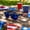 Blue, variant on American Flag Sunglasses, 4th Of July USA Flag Sunglasses Red White Blue, Classic Sunglasses for Women Men, Patriotic Party Favors Supplies Independence Day