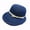 Navy Blue, variant on Shenmeida Sun Hats for Women UV Wide Brim Foldable Curled Edge Straw Beach Fisherman Hat