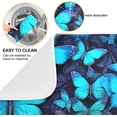 thumbnail image 2 of FREEAMG Butterfly Dish Drying Mats Tableware Absorption Water Mat Home Decor Drying Pad for Kitchen Countertop, 18 X 24 Inch, 2 of 7