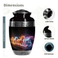 thumbnail image 2 of SUBSH Horse Urn-Large Urn for Human Ashes- Human Cremation Urns - Cremation Urn Human Ashes - Burial Urns for Adult Human Ashes - Cremation Urns for Adult Ashes Women, 2 of 2