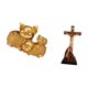 thumbnail image 5 of Figura de escritorio,Figura de cerdo de la suerte para decoración de escritorio de oficina y hogar,Estatua católica,Colección religiosa de la estatua de la Virgen María,Figura de la cruz de, 5 of 8