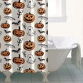 thumbnail image 4 of Classic Halloween Pattern Shower Curtain 36"x72" ,Bathroom Decorative Shower Curtains Set with 12 Hooks,Modern Waterproof Washable Shower Curtain, 4 of 6