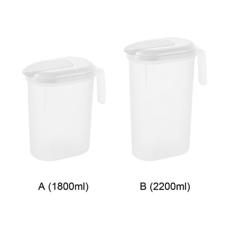 

1800ml Home Kitchen Fridge Door Large Capacity Practical Water Pitcher With Lid