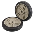 thumbnail image 1 of CHICHUMID 2 Pcs Roulettes de Mobilité de Remplacement Universelles en Caoutchouc Noir Robuste pour Atelier, 1 of 7