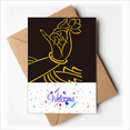 thumbnail image 1 of Culture Hand Lotus Simple Pattern Welcome Back Greeting Cards Envelopes Blank, 1 of 3
