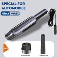 thumbnail image 3 of Muyoka Aspirador portátil de mano para automóvil 15000PA 12V de alta potencia Inalámbrico o aspirador de cable Aspirador de automóvil con reducción de ruido en seco y húmedo para detalles y limpieza I Muyoka Hogar, 3 of 7