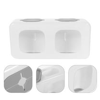 Masteelf Kitchen Plastic Wrap Dispenser Organizer Holder Wall Mounted Storage for Cling Film and Foil Rolls