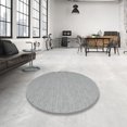thumbnail image 4 of Ahgly Company Machine Washable Indoor Square Contemporary Grey Gray Area Rugs, 5' Square, 4 of 7